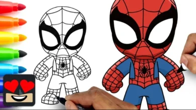 drawing:7barsug8u0w= spider man